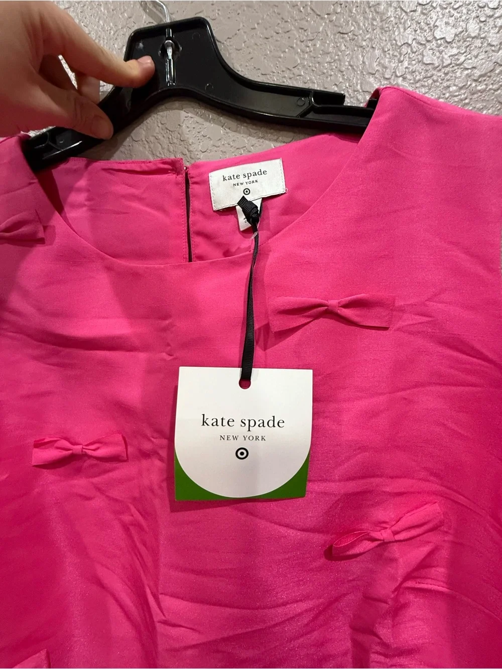 Kate spade x target Bow Shell Tank Top - Pink 1X